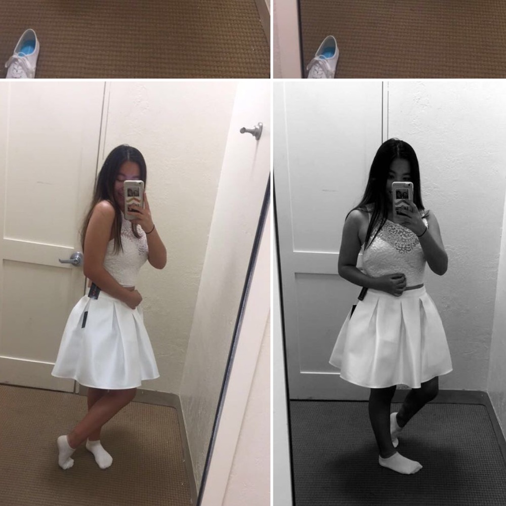 White prom/formal dress